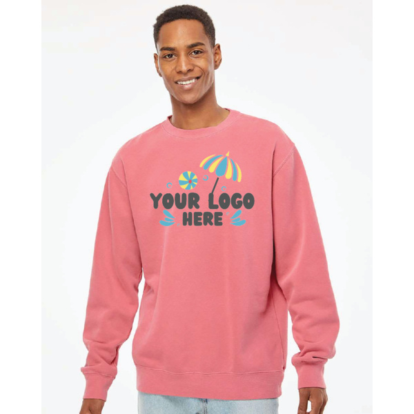 Midweight Pigment-Dyed Crewneck Sweatshirt Thumbnail