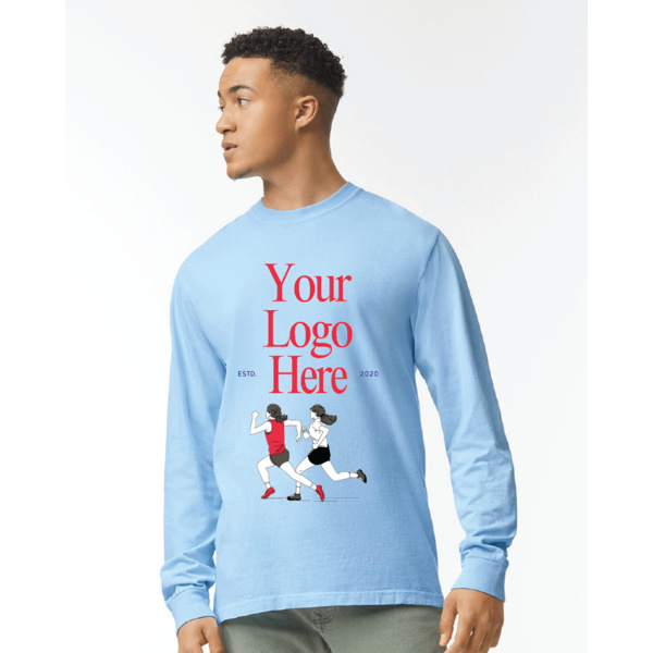 Garment-Dyed Heavyweight Long Sleeve T-Shirt Thumbnail