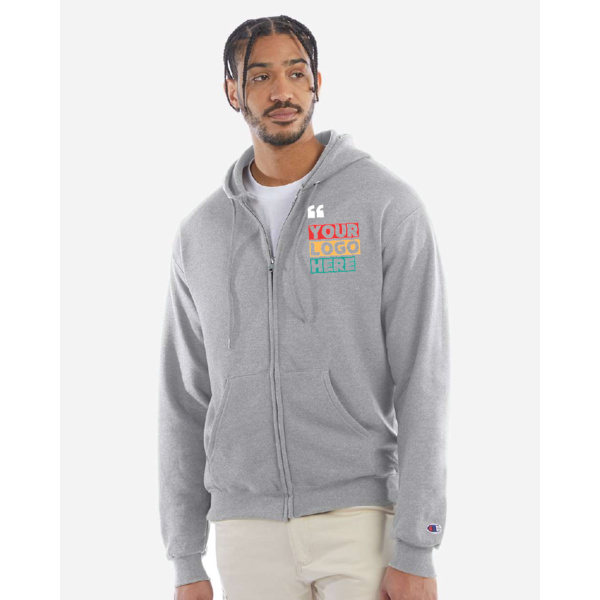 Champion Powerblend® Full-Zip Hooded Sweatshirt Thumbnail