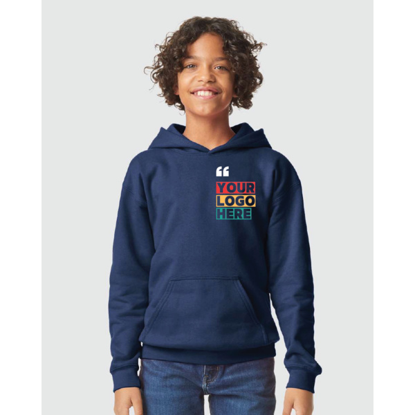 Softstyle® Youth Midweight Hooded Sweatshirt Thumbnail