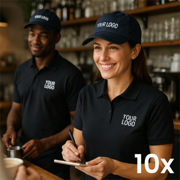 Uniform Starter Kit -  10x Polos + 10x Dad Caps Thumbnail
