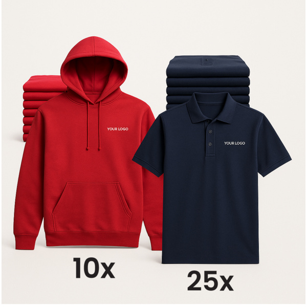 Premium Uniform Pack -  10x Premium Hoodies + 25x Premium Polos Thumbnail