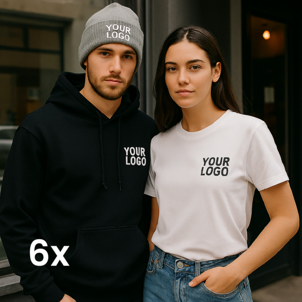 Mixed Merch Pack - 6x Premium Hoodies + 6x Premium T-Shirts + 6x Beanies Thumbnail