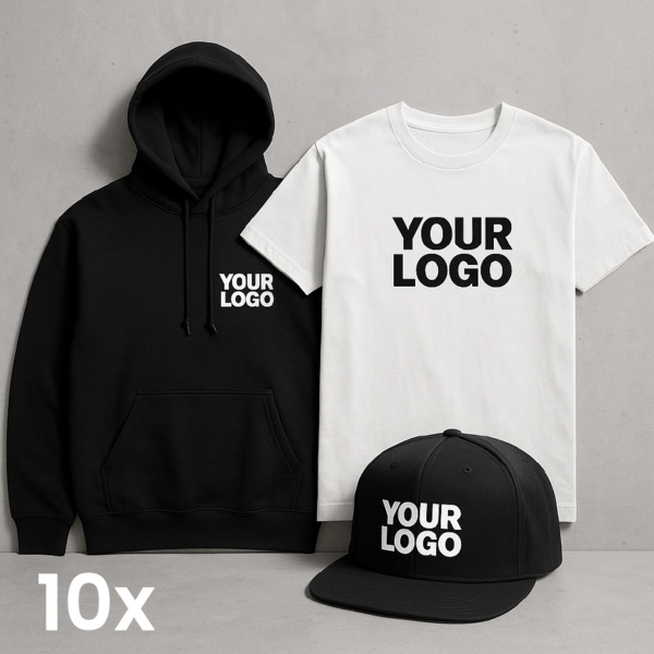 Streetwear Essentials Pack - 10x Premium Hoodies + 10x Heavyweight T-Shirts + 10x Snapbacks Thumbnail