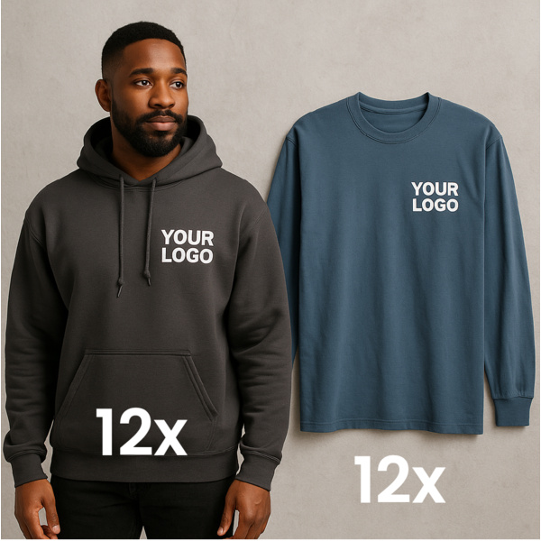 All-Weather Team Pack - 12x Hoodies + 12x Long-Sleeve Tees Thumbnail