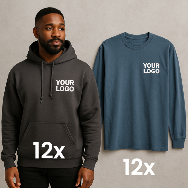 All-Weather Team Pack - 12x Hoodies + 12x Long-Sleeve Tees Thumbnail