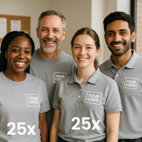 Staff & Volunteer Kit - 25x T-Shirts + 25x Polos Thumbnail