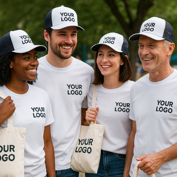 Community Event Bundle - 20x T-Shirts + 10x Tote Bags + 10x Trucker Caps Thumbnail